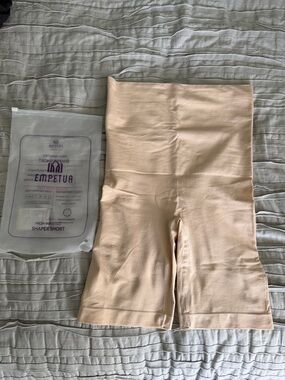 High-Waisted Nude Shaper Shorts New